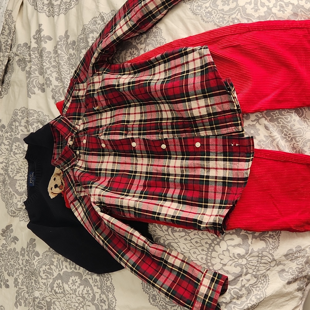 Polo Ralph Lauren Boys Flannel shirt size 6!